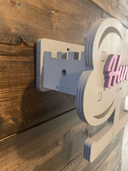 Hundegarderobe  Knochenform, Leinenplatz, personalisiert, Leinengarderobe, Leinenparkplatz, Leinenhalter, Hundeleine, Leine aufhängen