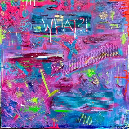 Modernes Acryl Gemälde 90x90 cm handgemalt auf Leinwand | individuelles Geschenk | Unikat