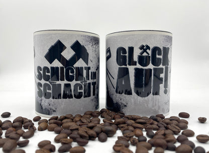 Ruhrpott Tasse | Glück Auf | Schicht im Schacht | Kaffeetasse | Kaffeebecher