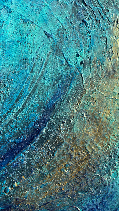 Modernes Acryl Gemälde 100x90 cm handgemalt auf Leinwand | individuelles Geschenk | Unikat