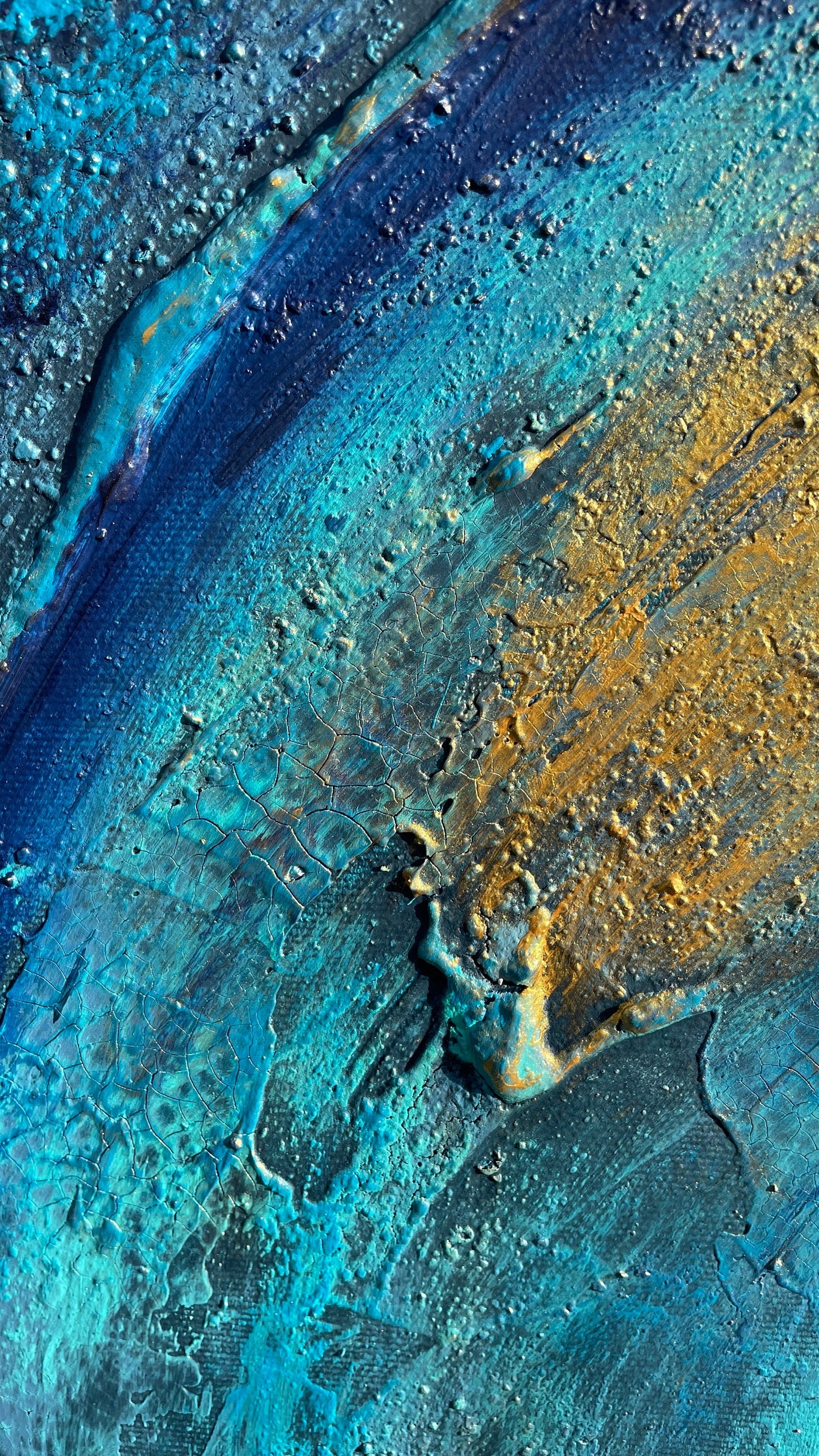 Modernes Acryl Gemälde 100x90 cm handgemalt auf Leinwand | individuelles Geschenk | Unikat