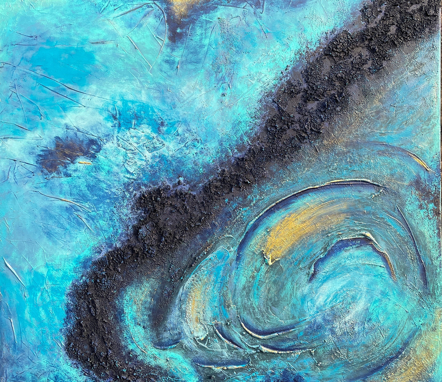 Modernes Acryl Gemälde 100x90 cm handgemalt auf Leinwand | individuelles Geschenk | Unikat