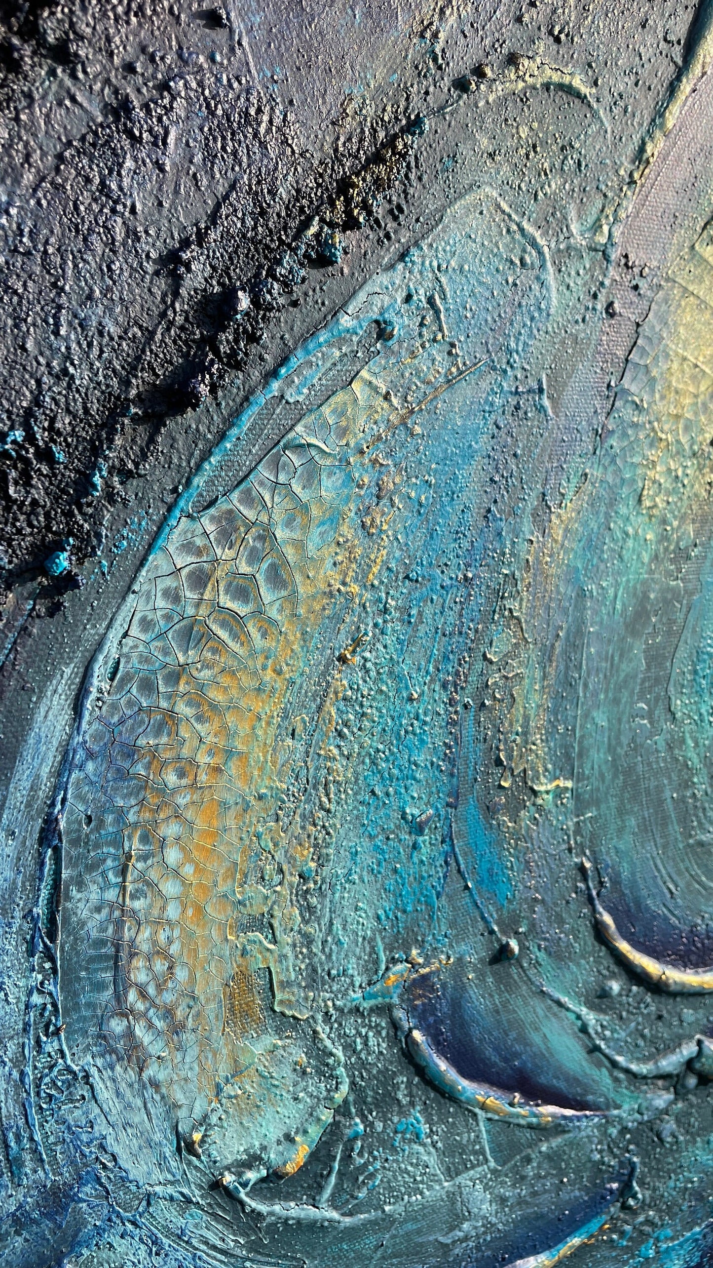 Modernes Acryl Gemälde 100x90 cm handgemalt auf Leinwand | individuelles Geschenk | Unikat