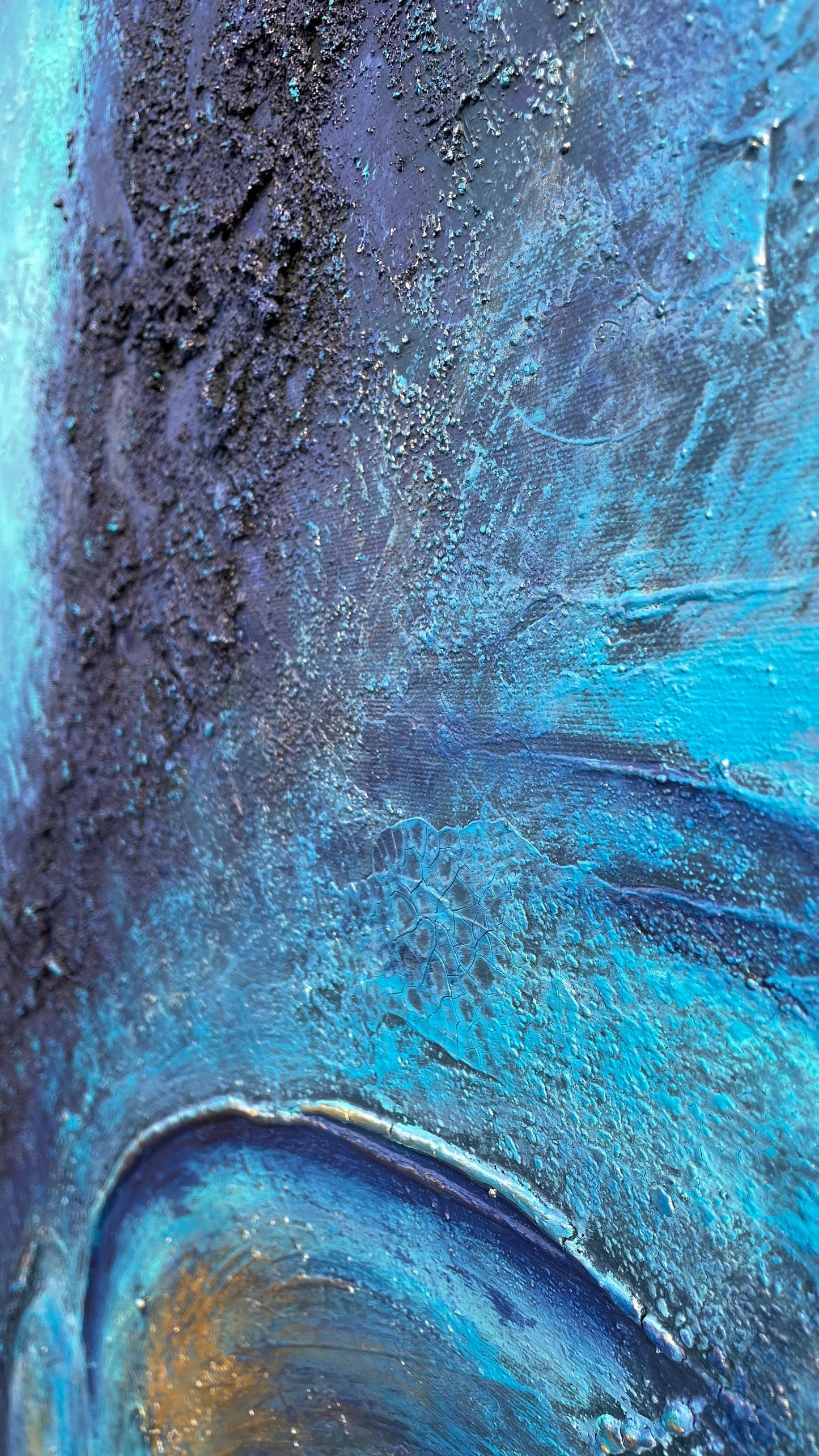 Modernes Acryl Gemälde 100x90 cm handgemalt auf Leinwand | individuelles Geschenk | Unikat