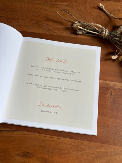 Hochzeitsgästebuch,  personalisiert, Hochzeitsalbum, Hochzeitsfotoalbum für alle Sofortfotos, Hochzeitsbuch, Geschenkidee Hochzeit