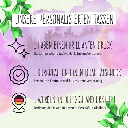Ich hasse Menschen Glitzer Tasse in pink, silber oder schwarzweiß, Kaffeetasse, Kaffeebecher