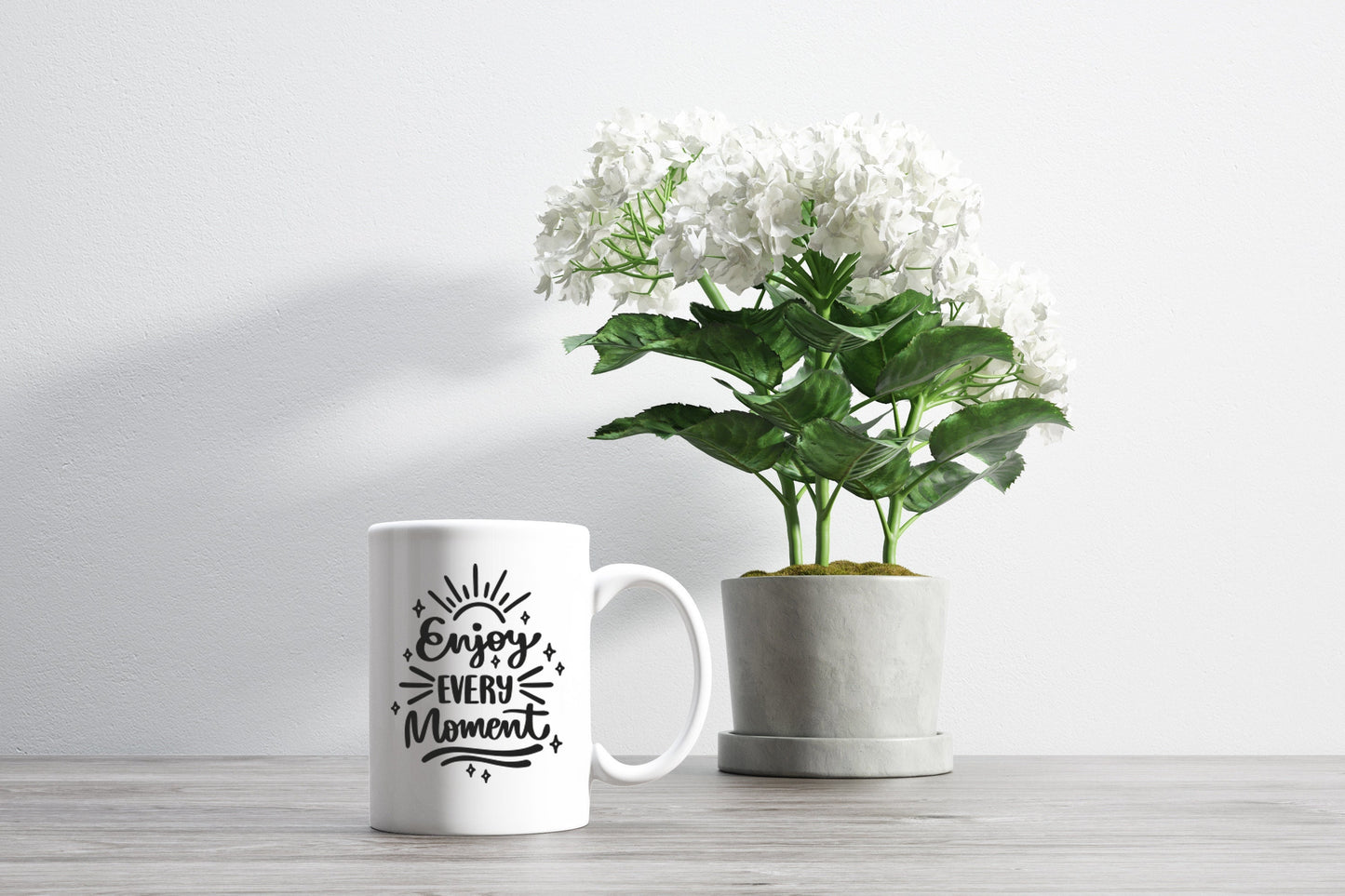 Tasse mit Spruch "Enjoy Every Moment" Kaffeetasse | Kaffeebecher