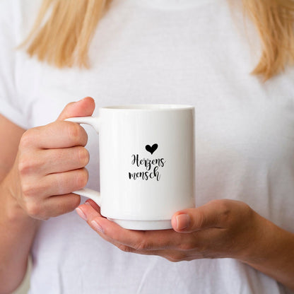 Tasse mit Spruch "Herzensmensch" Kaffeetasse | Kaffeebecher | Valentinstag | Liebe