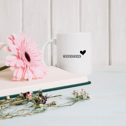 Tasse mit Spruch "Herzensmensch" Kaffeetasse | Kaffeebecher | Valentinstag | Liebe