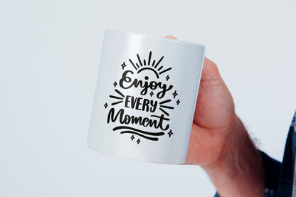 Tasse mit Spruch "Enjoy Every Moment" Kaffeetasse | Kaffeebecher