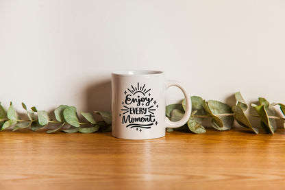 Tasse mit Spruch "Enjoy Every Moment" Kaffeetasse | Kaffeebecher