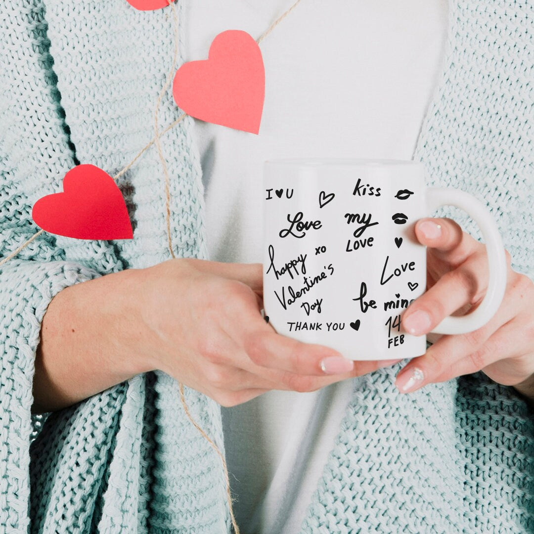 Valentinstagsgeschenk | LOVE Tasse | Kalender | Partnertasse | Geschenk Partner  | Liebe