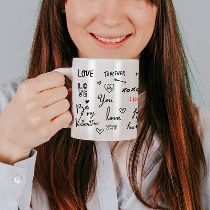 Valentinstagsgeschenk | LOVE Tasse | Kalender | Partnertasse | Geschenk Partner  | Liebe