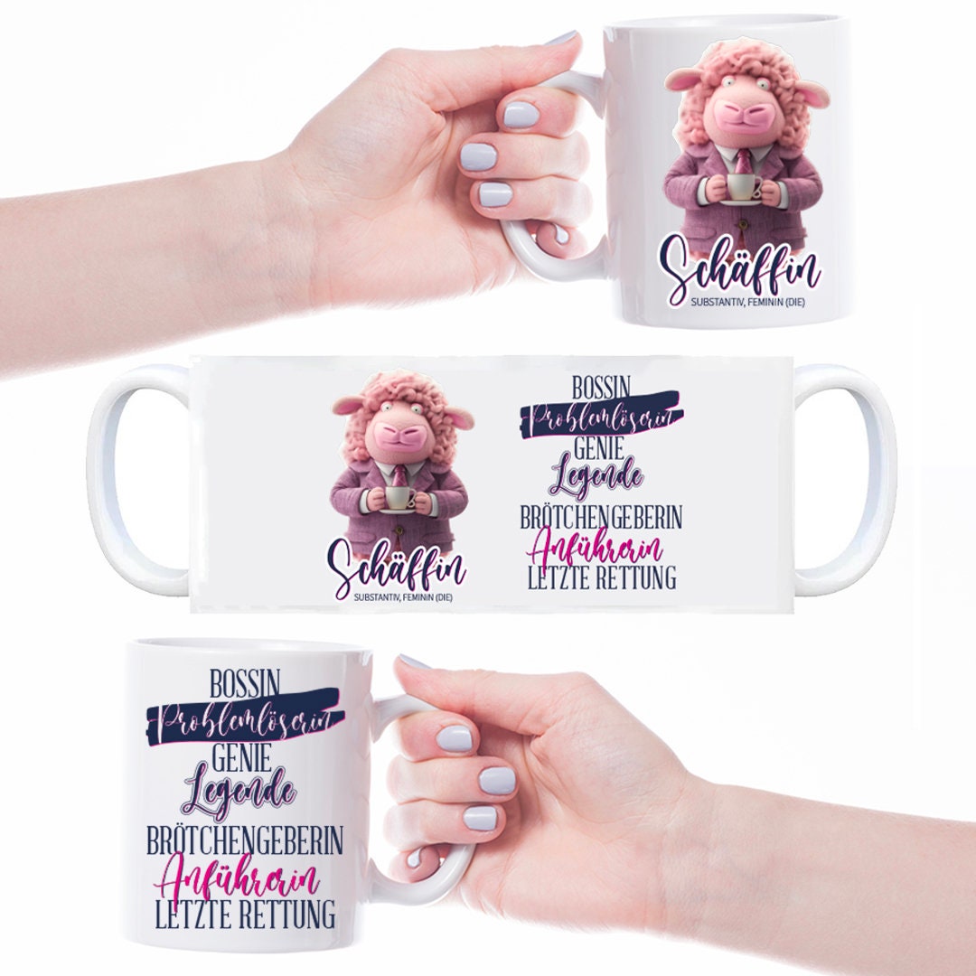 Tasse für die Chefin | Schäffin | Boss Baby | Geschenk für Führungskräfte Abteilungsleiter oder Teamleiter